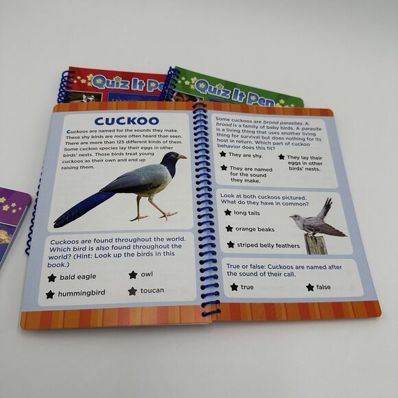 Encyclopedia Britannica Kids Quiz It Pen Set Wildlife Animals Q&A (4 Books) - Picture 10 of 16